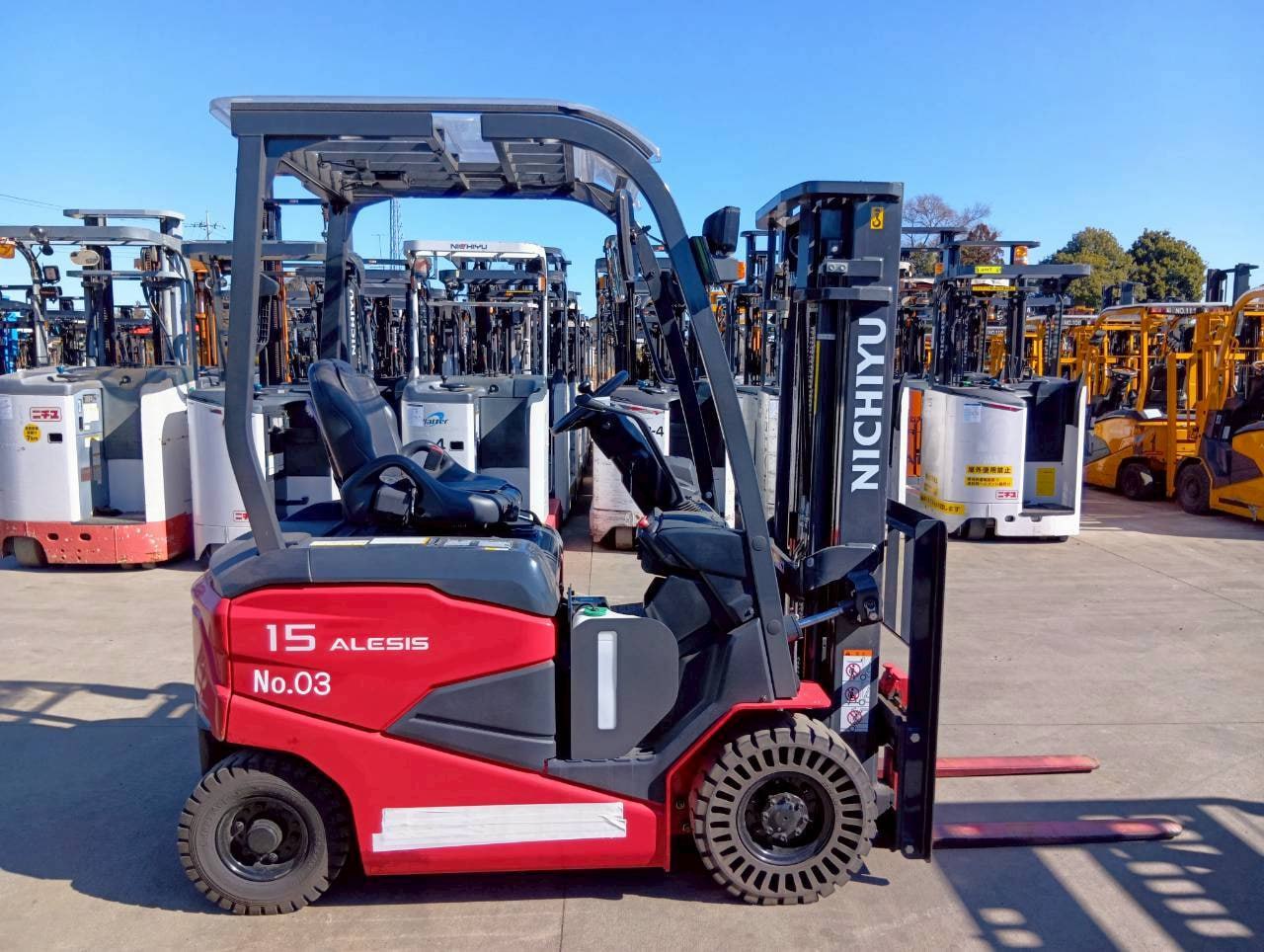 Xe nâng điện nichiyu 1.5 tấn