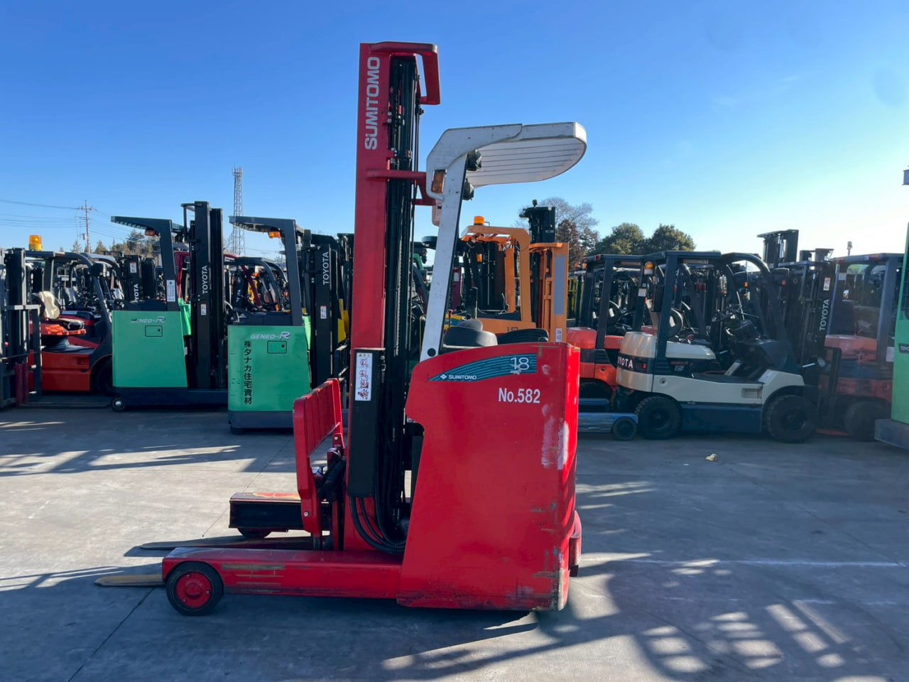 xe nâng điện sumitomo 1.8 tấn